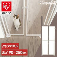 ＼15%ポイントバック☆彡〜7/28 9:59迄／脱走防止ゲート 透明パネル ペットゲート 猫 犬 にゃんドアクリ…