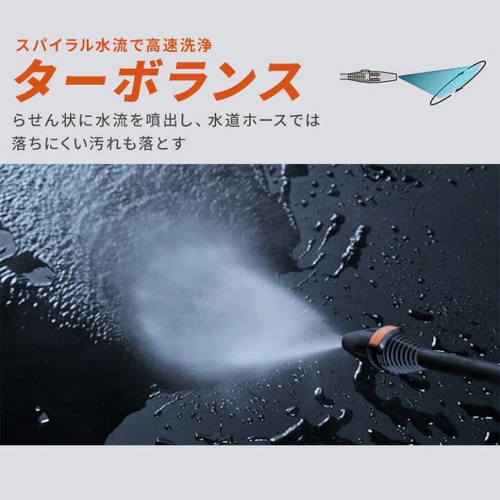 楽天市場】☆新商品☆【公式店限定2年保証】高圧洗浄機 コンパクト 