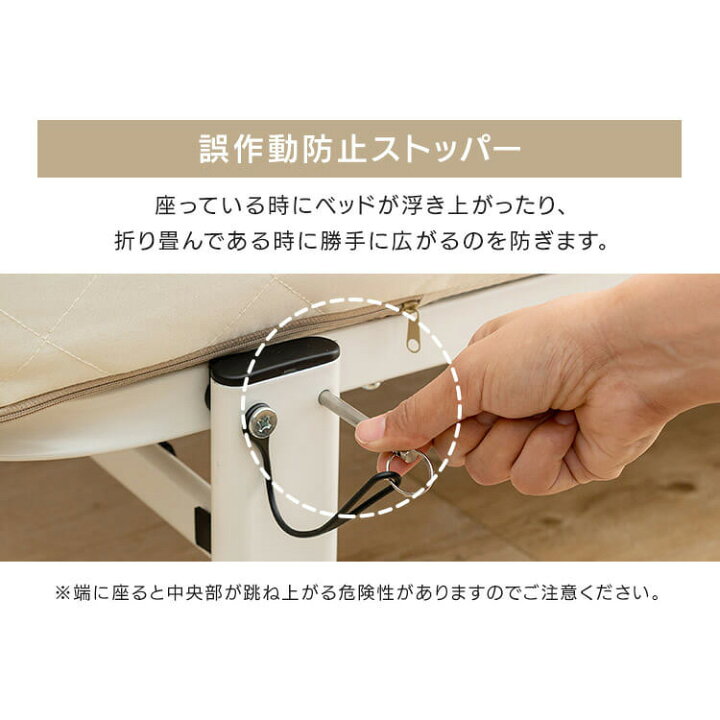 楽天市場】折りたたみベッド セミシングル ベッド マットレス 