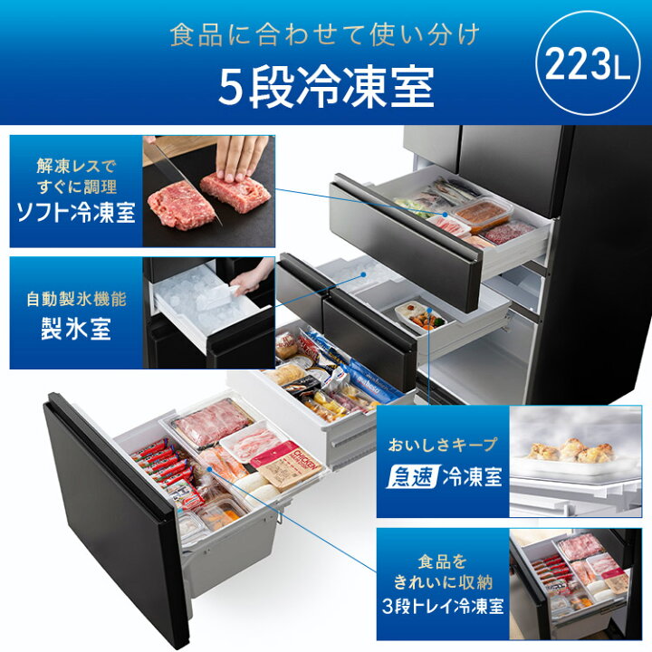楽天市場】冷蔵庫 400l以上 439l 冷凍冷蔵庫 冷凍室が大きい 大容量 