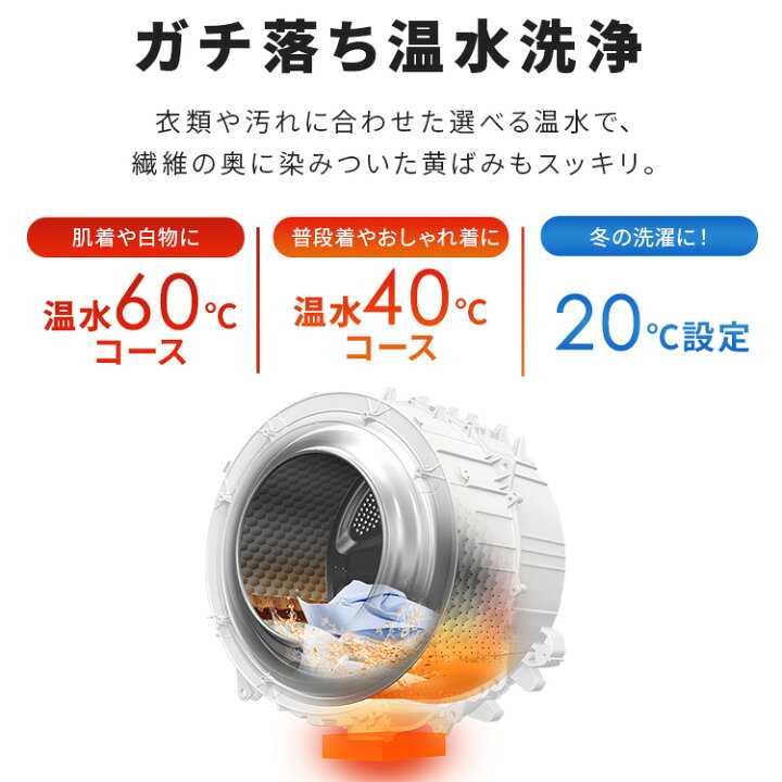 楽天市場】【公式】【設置無料】ドラム式洗濯機 洗濯機 8kg ドラム式 