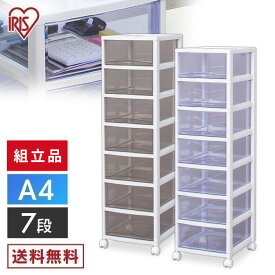 【公式】収納ケース 引出し 書類ケース スーパークリアチェスト プラスチック SCE-070 アイリスオーヤマ 衣類収納 収納 たんす タンス リビング 洗面所 オフィス 書類 キャスター 収納ボックス 収納ケース 収納棚 おしゃれ[2609]