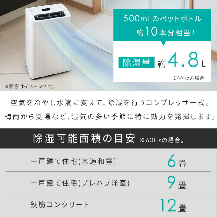 楽天市場】＼☆新商品☆／除湿機 コンプレッサー式 アイリスオーヤマ 
