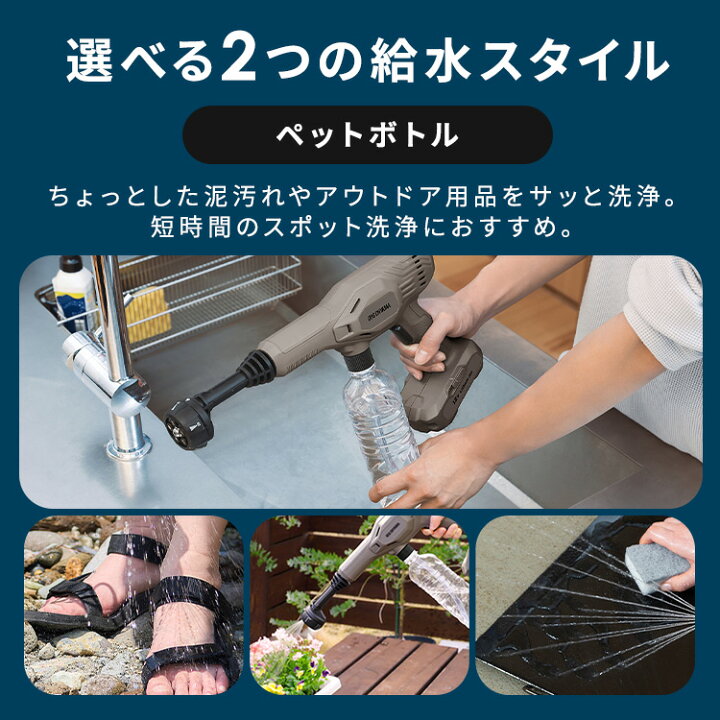 楽天市場】☆新商品☆【公式】高圧洗浄機 ハンディーウォッシャー  