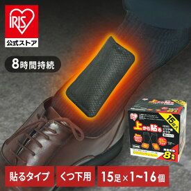 カイロ 使い捨て 貼る 防寒 あったか 冬 防寒対策 冷え 防災 備蓄 靴下 レジャー 上から貼るくつ下用カイロ 15足入り
