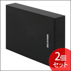 【2個セット】テレビ録画用 外付けハードディスク 3TB HD-IR3-V1 ブラック ハードディスク HDD 外付け テレビ 録画用 録画 縦置き 横置き 静音 コンパクト シンプル LUCA ルカ レコーダー USB 連動 アイリスオーヤマ[安心延長保証対象]【iris_dl】【iris_dl01】