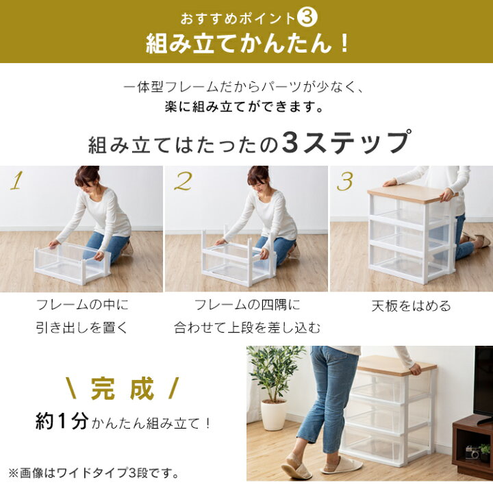 SWITCH スウィッチ Oslo オスロ 3ステップ チェスト サイドチェスト 