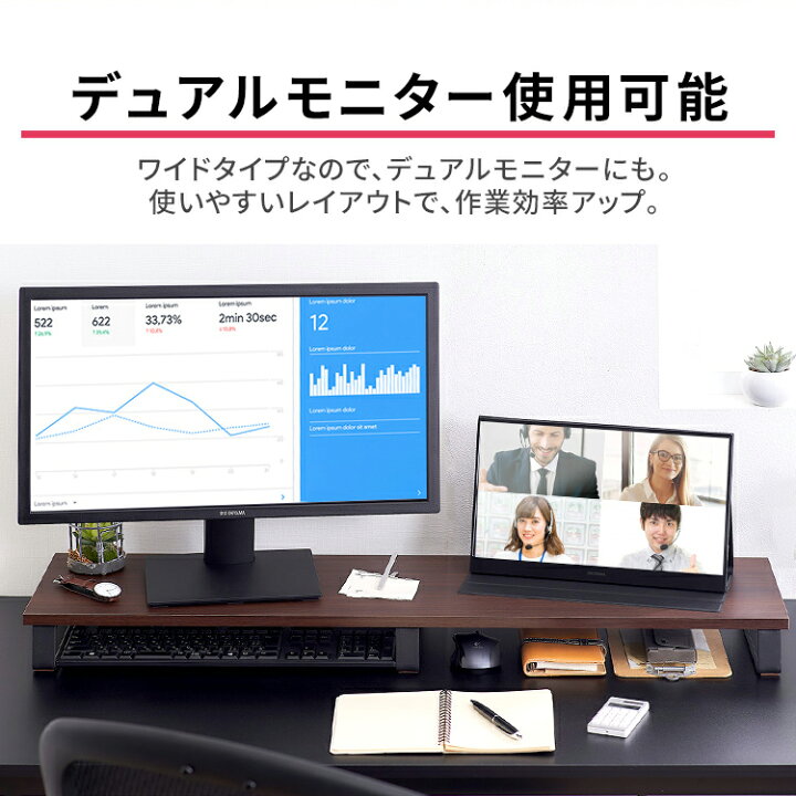 楽天市場】＼12月10日限定！1等最大100％ポイントバック！／モニター台  