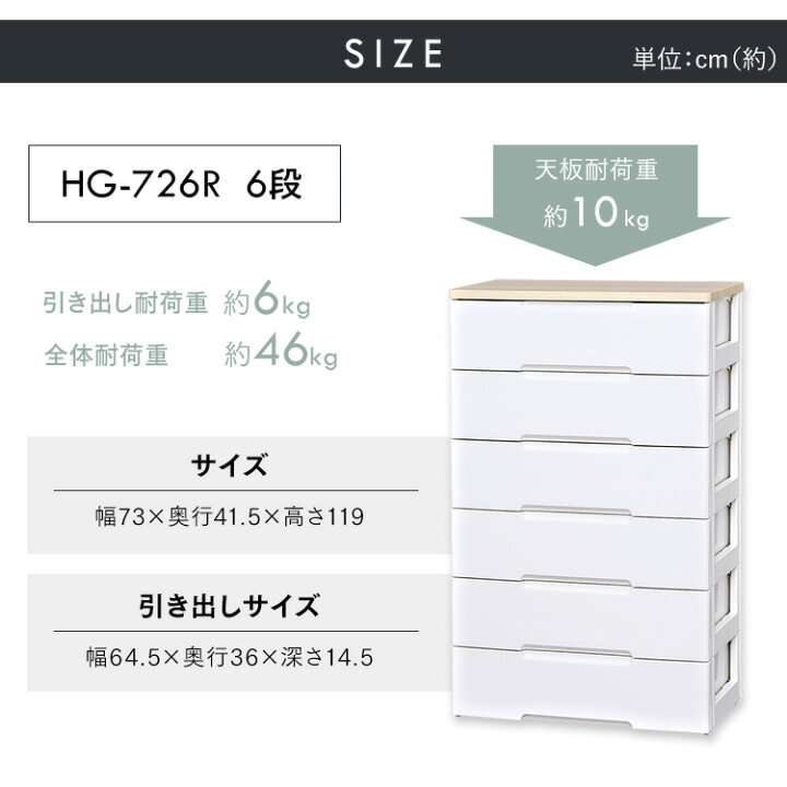 楽天市場】[ｴﾝﾄﾘｰでﾎﾟｲﾝﾄ最大10倍/ｽﾀﾝﾌﾟﾗﾘｰ]【公式】チェスト 6段 北欧 
