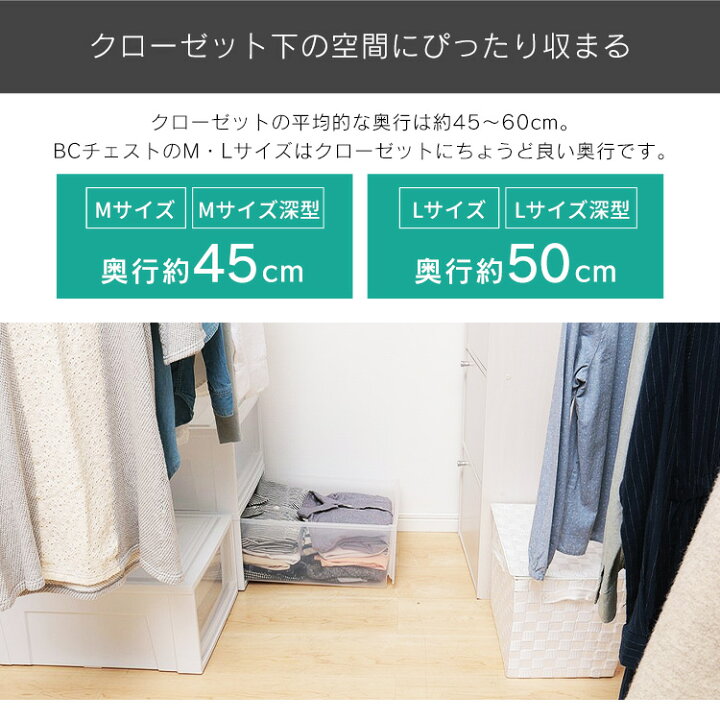 楽天市場】【公式】収納ボックス 2個セット 収納ケース 衣装ケース 