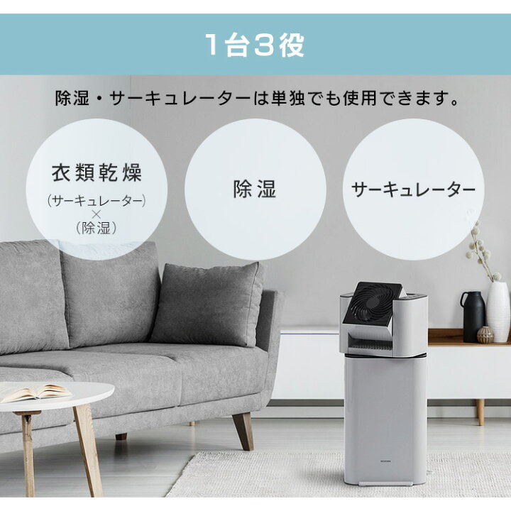楽天市場】【公式限定2年保証】 選べる物干しセット 除湿機 アイリス 