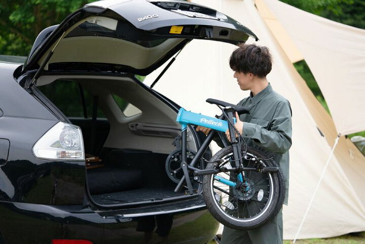 楽天市場】PELTECH Flip one 軽量アルミ折り畳み太タイヤ自転車 総重量 