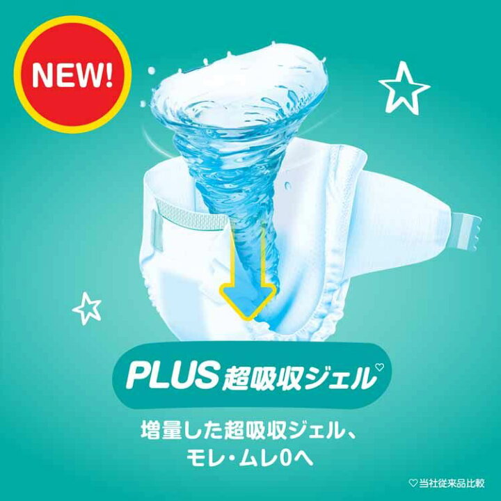 楽天市場】紙おむつ ベビー用品 テープ式 パンパースさらさらケア 