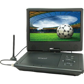 カーテレビ 車 携帯フルセグ＆ワンセグTV搭載ポータブルDVD＆マルチプレーヤー APD-1013FポータブルTV DVDプレーヤー 10インチ フルセグ ワンセグ 3電源 カー 車 テレビ DVD