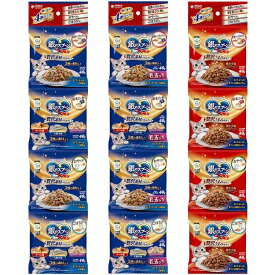 ペットフード 猫 キャットフード 銀のスプーン 贅沢素材バラエティ 贅沢うまみ仕立て 40g×4個 猫 キャットフード まぐろ かつお 白身魚 ドライ ユニチャーム ねこ バラエティ 毛玉 ドライフード 煮干し 白身魚 しらす