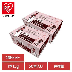 ようかん 和菓子 お菓子 【2個】大容量 片手で食べられる小さなようかん ようかん あずき 和菓子 おやつ 食べ切り ミニサイズ レジャー スティック つぶあん 大容量 井村屋