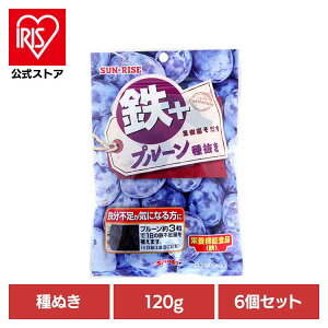 【6個】サンライズ 果樹園そだち 鉄+プルーン種ぬき120g 正栄食品 Shoei ドライフルーツ 国内製造 鉄 プルーン 種ぬき おやつ そのまま 個包装