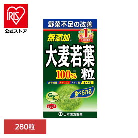 [エントリーでポイント3倍/スタンプラリー]青汁粒100% 280粒 健康食品 山本漢方 青汁 サプリメント 大麦若葉 山本漢方製薬 要