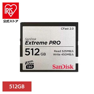 SanDisk �G�N�X�g���[�� �v�� CFast 2.0 �J�[�h 512GB SDCFSP-512G-J46DSD�J�[�h 512GB sandisk �T���f�B�X�N �R���p�N�g ��e�� �f�[�^�ۑ� ���ϋv ���掿 �T���f�B�X�N