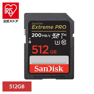 SanDisk Extreme PRO SDXC UHS-IJ[h 512GB SDSDXXD-512G-JNJIPSDJ[h 512GB sandisk TfBXN RpNg e f[^ۑ ϋv 掿 TfBXN
