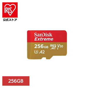 SanDisk Extreme microSDXC UHS-IJ[h 256GB SDSQXAV-256G-JN3MDSDJ[h 256GB sandisk TfBXN RpNg e f[^ۑ ϋv 掿 TfBXN