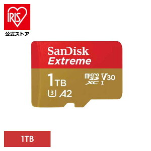 SanDisk Extreme microSDXC UHS-IJ[h 1TB SDSQXAV-1T00-JN3MDSDJ[h 1TB sandisk TfBXN RpNg e f[^ۑ ϋv 掿 TfBXN