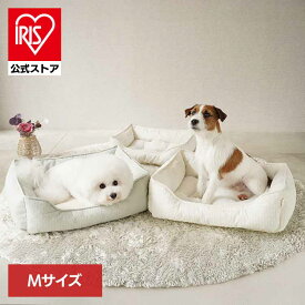 ロイヤルストライプスクエアベッドM SB-227Mペットベッド 春夏 ストライプ あごのせ カドラー スクエア かわいい 高級感 ゴールド アイボリー adorable pet’s アイボリー グリーン[2609]