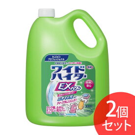 漂白剤 洗濯 ワイドハイター 業務用 ワイドハイターEX パワー 4.5L 衣料用漂白剤 2本入 花王 酵素系 洗濯用品 詰め替え 液体タイプ【日用品CP】