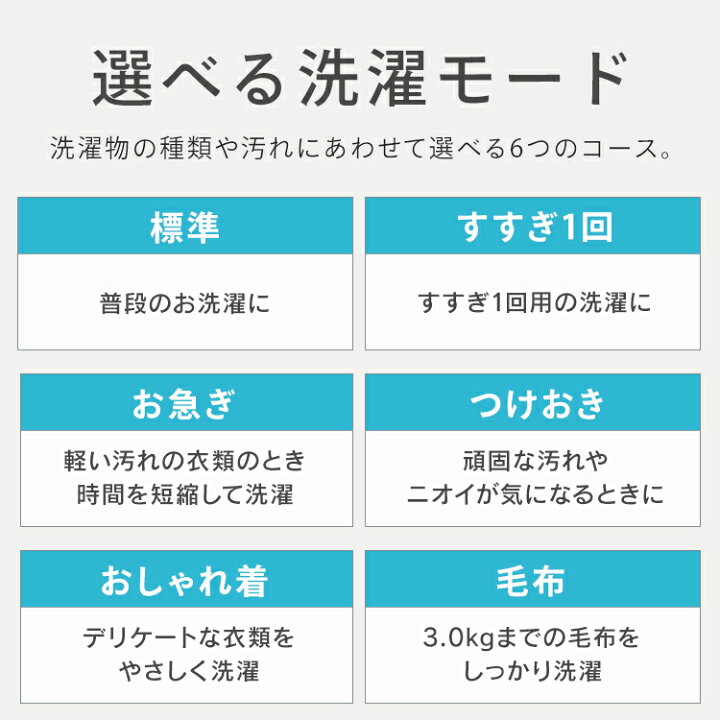楽天市場】【公式】洗濯機 6kg 全自動洗濯機 一人暮らし コンパクト 縦 