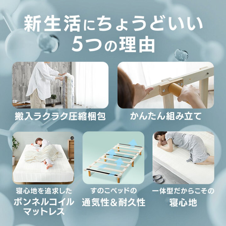 楽天市場】[ｴﾝﾄﾘｰでﾎﾟｲﾝﾄ最大10倍/ｽﾀﾝﾌﾟﾗﾘｰ]脚付きマットレス ベッド 