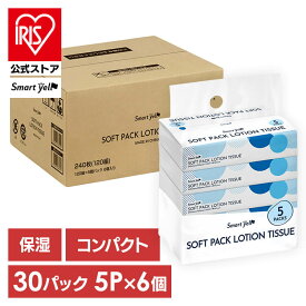 ＼50%ポイントバック〜27日9:59迄／【6個セット】保湿ティッシュ 240枚(120組)×5個パック ティッシュ ソフトパックティッシュ 送料無料 保湿ティッシュ パルプ ティッシュペーパー ソフトパック 5個入り 大容量 コンパクト[LINE]
