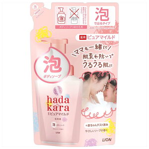 【6個セット】hadakara(ハダカラ) 泡で出てくる 薬用 ボディソープ つめかえ用 00619 00814ライオン スキンケア 浴用 ボディソープ ハダカラ 薬用デオドラントタイプ 泡 440ml LION LION デオドラン