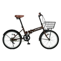 楽天市場】折りたたみ自転車 20インチ（カラーブラウン）の通販