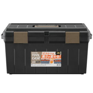 工具箱 ツールボックス プラスチック おしゃれ 小型 大型 工具 ボックス 道具箱 工具入れ 持ち運び 収納 トレー 高さ 調節 ハンドル トレイ アイリスオーヤマ S M L TCR *