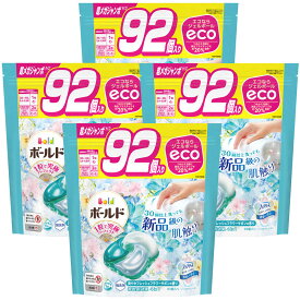 【4個セット】衣類用洗剤 大容量 柔軟剤IN ボールドジェルボール4D つめかえ用 超メガジャンボサイズ 87個/92個 Bold まとめ買い シワ 消臭 ふわふわ 防臭 P&G ブロッサム フラワーサボン ラベンダー＆ジャスミン シトラス
