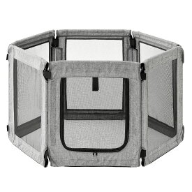 ＼20%ポイントバック☆彡〜14日9:59迄／★新商品★【枚数選べる】ペットサークル ペットケージ 6面 8面 パネル式 洗える 折りたたみ 軽量 コンパクト ペットフェンス 連結型 安全 お出かけ 避難用 小型犬用 Ruffmew ラフミュー アイリスオーヤマ AOPS-6P AOPS-8P *