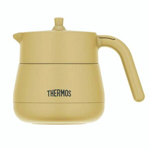 魔法瓶 ティーポット 保冷保温 真空断熱ティーポット 0.45L TTE-450 LGYサーモス THERMOS 保冷・保温 ティーポット 卓上ポット ポット お茶 真空断熱 ストレーナー 魔法瓶 THERMOS ライトグレー ベー