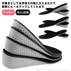 【送料無料】シークレットインソール 靴底 エアー シークレット 男女兼用 レディース メンズ インヒール インソール 中敷き 厚底 クッション