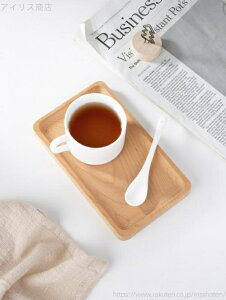 【送料無料】コースター 木製 無垢材 ブナ 黒 ウォールナット 長方形 小さめ トレイ 小皿 カップホルダー コーヒー オフィス 耐摩耗 光沢 来客 おもてなし おしゃれ