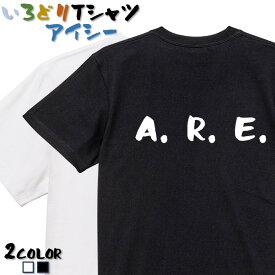 【長袖・ドライ有】野球系Tシャツ【A．R．E．】 おもしろTシャツ ネタTシャツ 文字Tシャツ ギフト プレゼント 流行語 名言 団体 ウケ狙い 誕生日 記念日 職場 飲み会 推し活 出し物 発表会 阪神タイガース 岡田監督