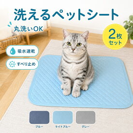 【SS限定、最大20％OFF、P10倍】【2枚入り】ペットシーツ 洗える 犬 猫 ペットシート ワイド レギュラー 防臭 抗菌 S/M/L ペットマット トイレマット 超吸収 速乾 マット 滑り止め トイレ シート マット iroDori Plus
