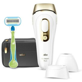 ★店内全品対象エントリーで＋P5倍 ブラウン 光脱毛器 シルク・エキスパート Pro5 PL-5243 BRAUN 家庭用 光美容器 ムダ毛ケア ボディ用・フェイス用　シルクエキスパート (21010606)