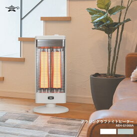 アラジン グラファイトヒーター AEH-G1000A 2025年モデル 暖房機 ヒーター 省エネ コンパクト 安全 足元 遠赤外線 首振り 軽量