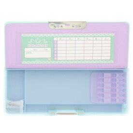 ★店内全品対象エントリーで＋P5倍 サンスター文具 コンパクト ふでいれ 筆入れ 小学生 ヨコピタ メール便 女の子 男の子 無地 筆箱 シンプル 両面開き えんぴつ削り付き 箱型 文房具 入学 入園