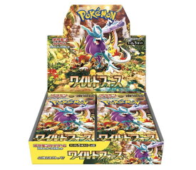 【お買物マラソン★P2倍】BOX シュリンク付き ポケモンカード スカーレット＆バイオレット ワイルドフォース 新弾 ポケカ カードゲーム