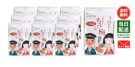 【スーパーSALE限定 ポイント2倍】ぺったんこちょび梅 7gx10袋セット （手軽に食べれる無添加天日乾燥梅肉）