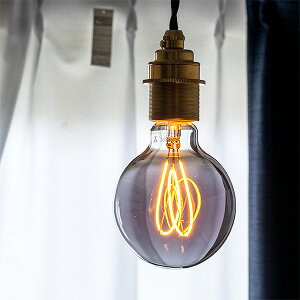 【LED電球 LEDデコレーション電球 CURVE(カーブ) E26 4ワット 100ルーメン 2200ケルビン 電球色 LED エジソン電球 カーボン電球 レトロ 裸電球 カフェ バー レストラン キッチン ダイニング おしゃ