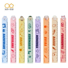 店内全品対象エントリー＋P5倍★サンスター文具 ちいかわ コミックシーン プレート付定規 ちいかわ メール便対応 定規 かわいい 文房具 文具 筆記 学校 子供 大人