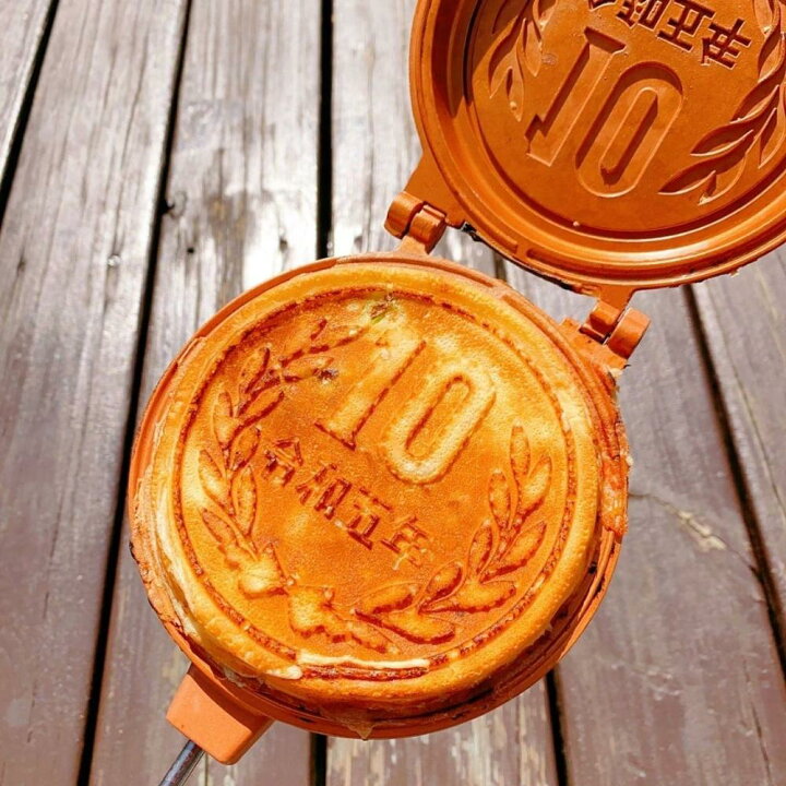 楽天市場】コーベック 10円パン焼き器 MF-038 10円パン 型 ガス火 直火 