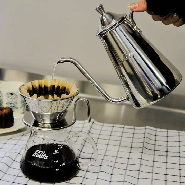 楽天市場】カリタ ドリップポットスリム 700ml ステンレス製 700SS  